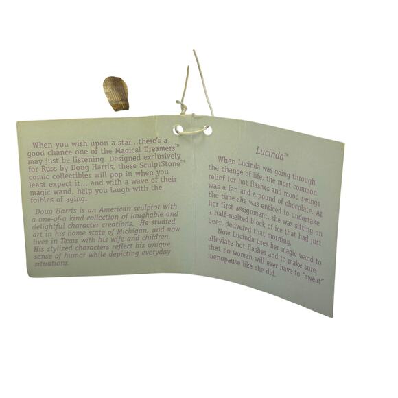 Doug Harris Vintage 'Lucinda' Hot Flashes & Me by Russ Berrie Magical Dreamers - Picture 7 of 10